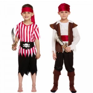 Kids Pirate Costume Boys Caribbean Book Week Day Fancy Dress Outfit Halloween