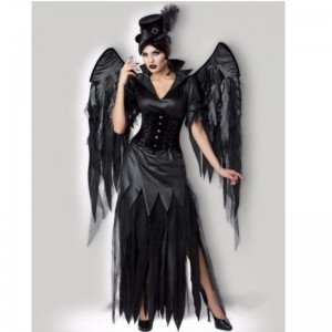 Midnight Raven 1138 Black Party Adult Costumes , Sexy Carnival Cosplay Halloween