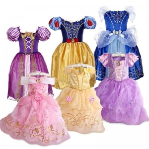 Carnival Encanto Isabella TV Movie Cosplay Girls Short Sleeve Flower Ruffles Princess Party Clothes Dress Costumes