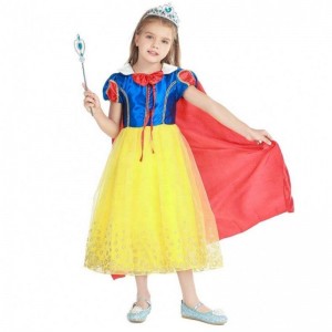 Amazon Hot Sale New Design TV&Movie Princess Cosplay Costumes Snow White Character Costumes Kids' Dress