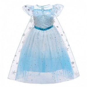 BAIGE Cosplay Party Dress Up Belle Princess Girls Dress Costume Princess Elsa Anna Halloween Fairy Kids Fancy Dress BX1683