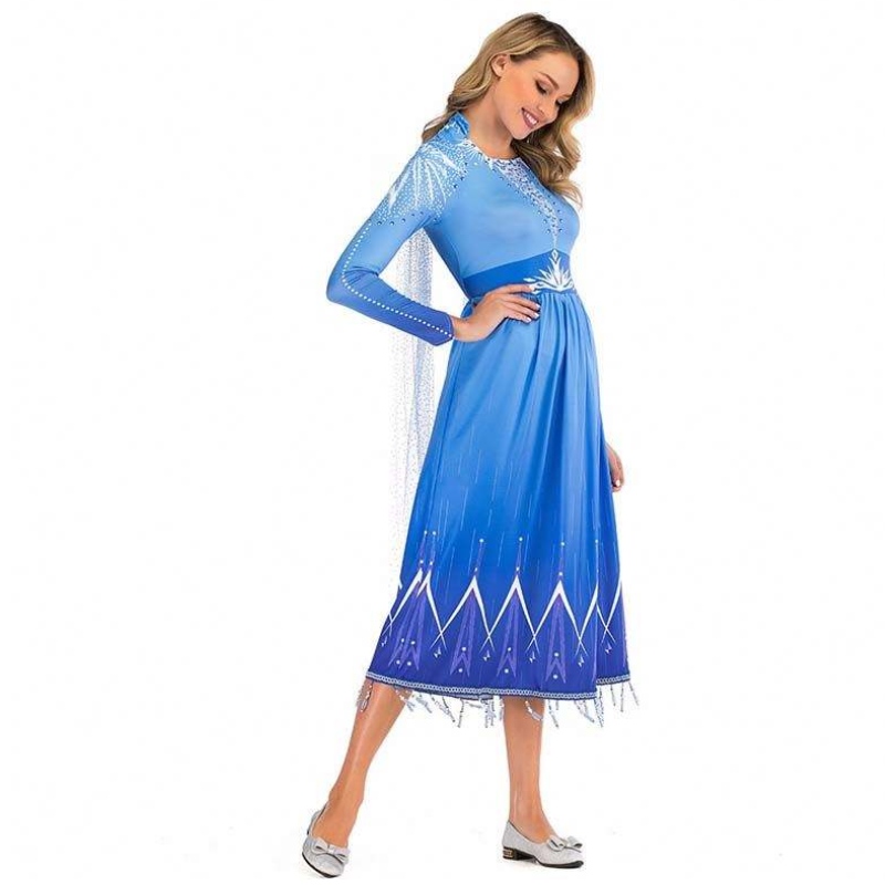 new product ideas 2022 Elsa Act 2 Halloween Cosplay Elsa Adult Costume for Women SZAC-005