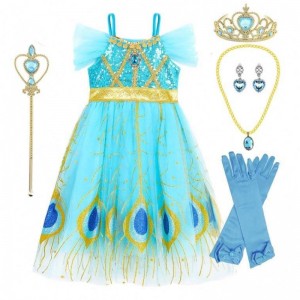 2022 new arrivals summer Halloween Costumes Toddler Girls Dress Up Party Arabian Princess Costumes HCAL-006