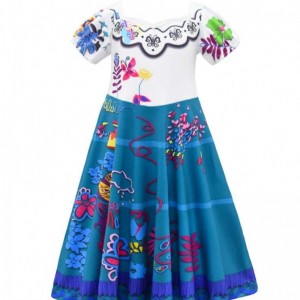 Anime Isabella Encanto Purple Dress Girls Princess Children Fancy Dress Carnival Cosplay encanto costume kids clothing