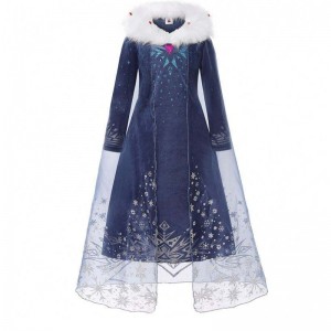 Baige European and American girls Elsa Anna Girl Princess Christmas Kids Winter Dress BX1736