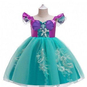 Children Christmas Princess Party Dresses Cosplay Mermaid Costume For Kids