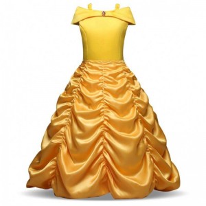 Baige New Arrival Bella Princess Girl Dress Children Costumes Garments SMR012