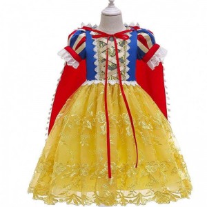 2021 Fancy Girl Princess Dress Halloween and Christmas Snow White Cosplay Fancy Dress BX0622