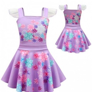 TV&Movie Cosplay Purple Dress Girls Princess Costume Children Fancy Dress Party Kids Cosplay