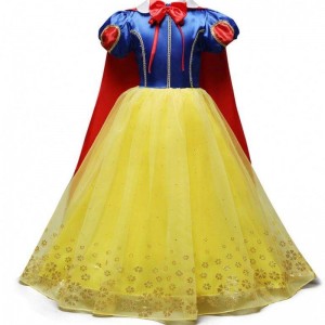 Girls Snow White Dress Kids Princess Dress Up Costumes Toddler Snow White And Huntsman Fancy Clothing Christmas Party Outfits