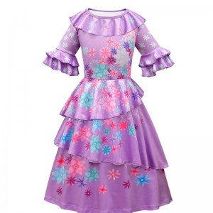 Girl Dresses Magic Full House Children's Cosplay Princess Dress Kid Girls Cartoon Princess Dress For Summer