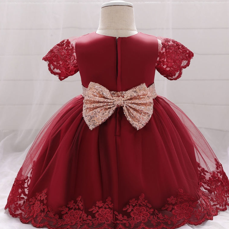 2022 Ceremony Infant 1st Birthday Dress For Baby Girl Clothes Sequin Princess Dresses Party Baptism Clothing 0 1 2 Yea