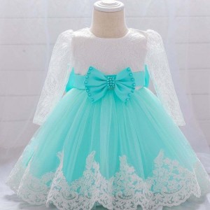 BAIGE Little Girl Clothing Newborn Baby Wedding Party Bridesmaid Dress For Baby Girl L1940XZ