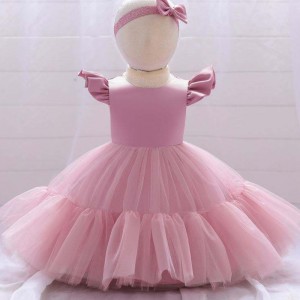 BAIGE New Fashion Flower Girl Dress Baby Party Birthday Wedding Princess Kids Clothing Dresses L2038XZ