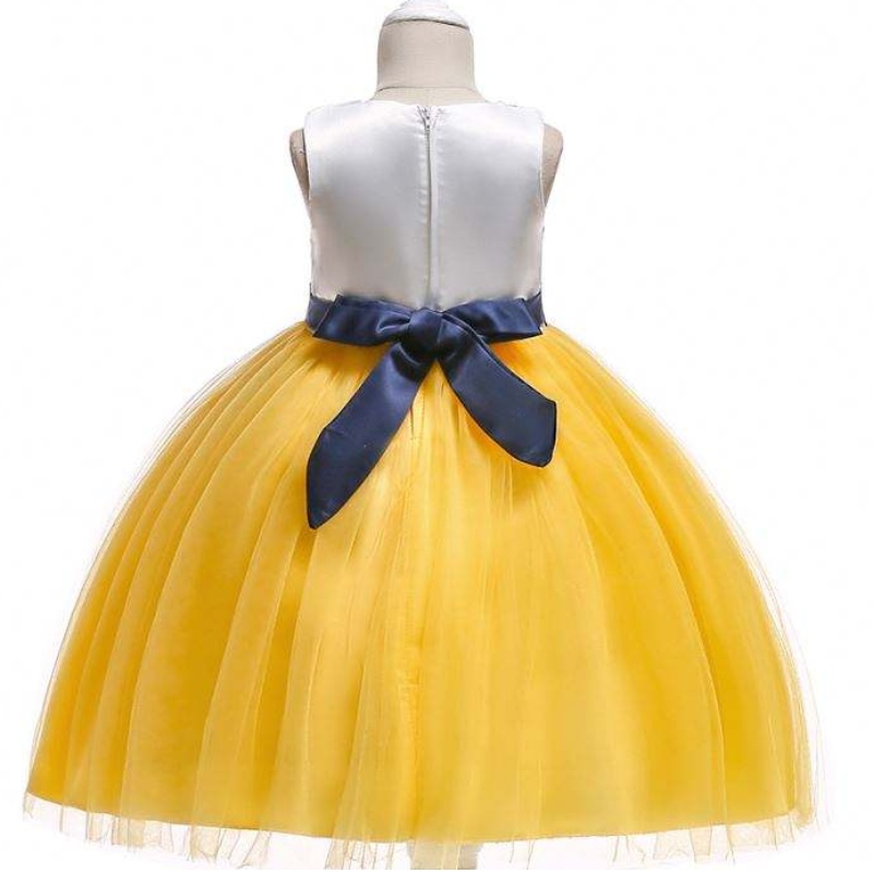 Baby Girl Summer Cotton Sleeveless Christmas Floral Dresses Kids Princess Party Dress L5022