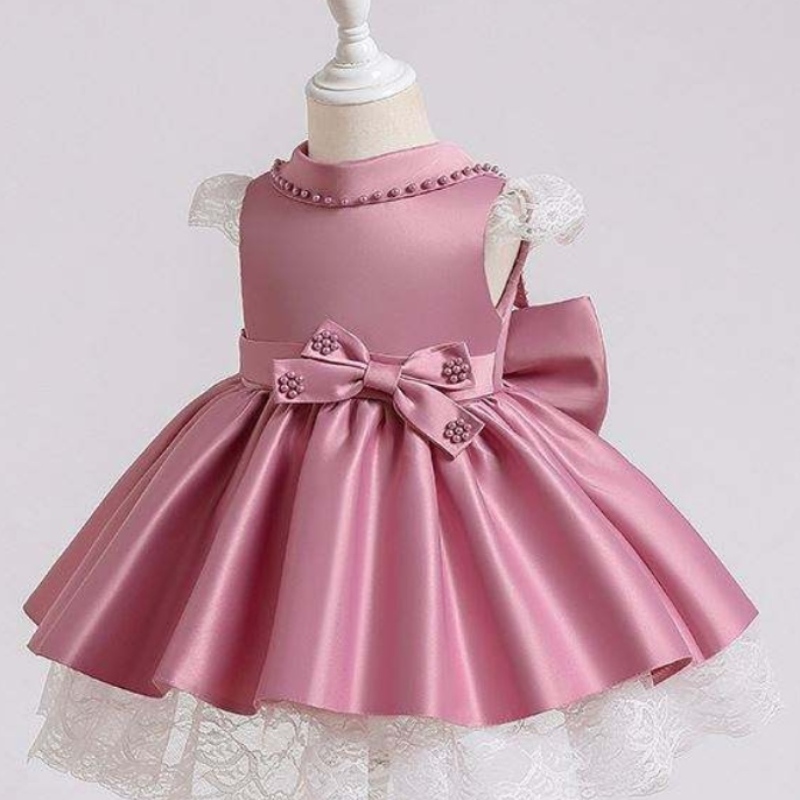 BAIGE Latest Designs Baby Girl Party Dress Flower Girl Sequined Princess Dress Christmas Baby Girl Dress XZ003