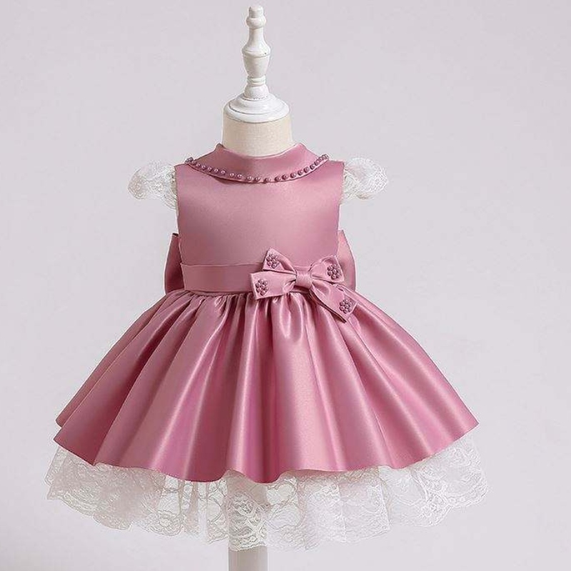 BAIGE Newborn Baby Cake Dress Kids Dresses Children First Baptism Sequin Tutu Clothes XZ003