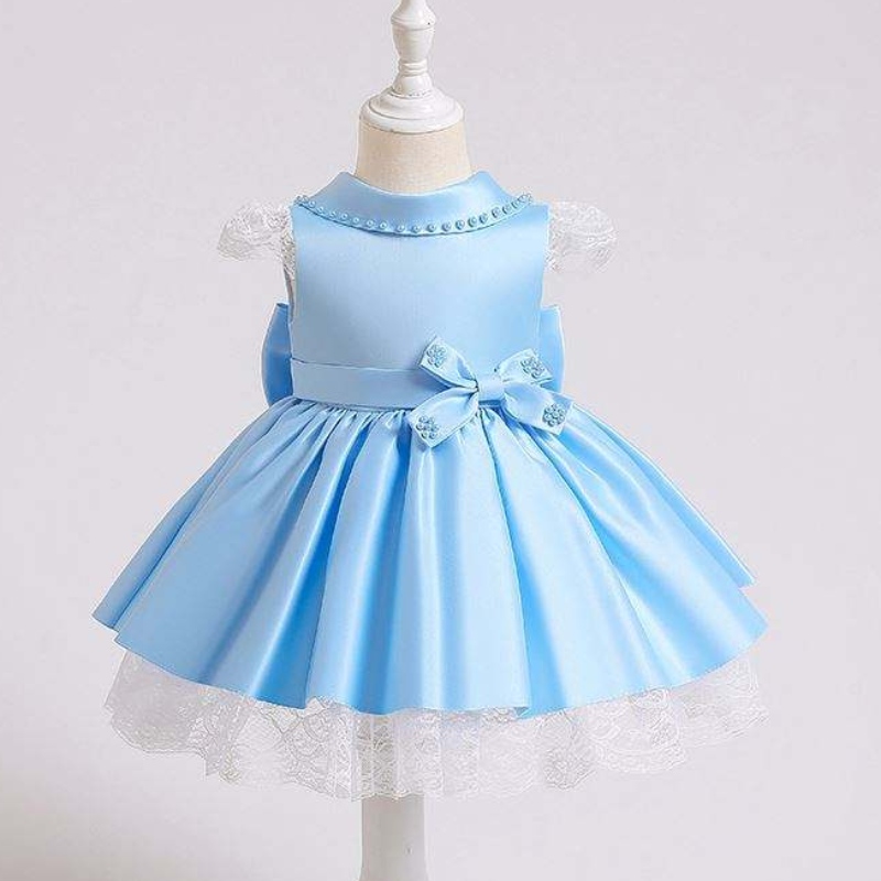 BAIGE Newborn Baby Cake Dress Kids Dresses Children First Baptism Sequin Tutu Clothes XZ003