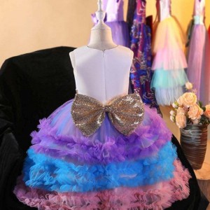 BAIGE Unicorn tutu party dress unicorn dress girl princess dresses costume