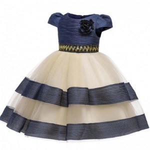 BAIGE New Design Girls Cake Dress Elegant Evening Formal Baby Flower Girl Dresses L5160
