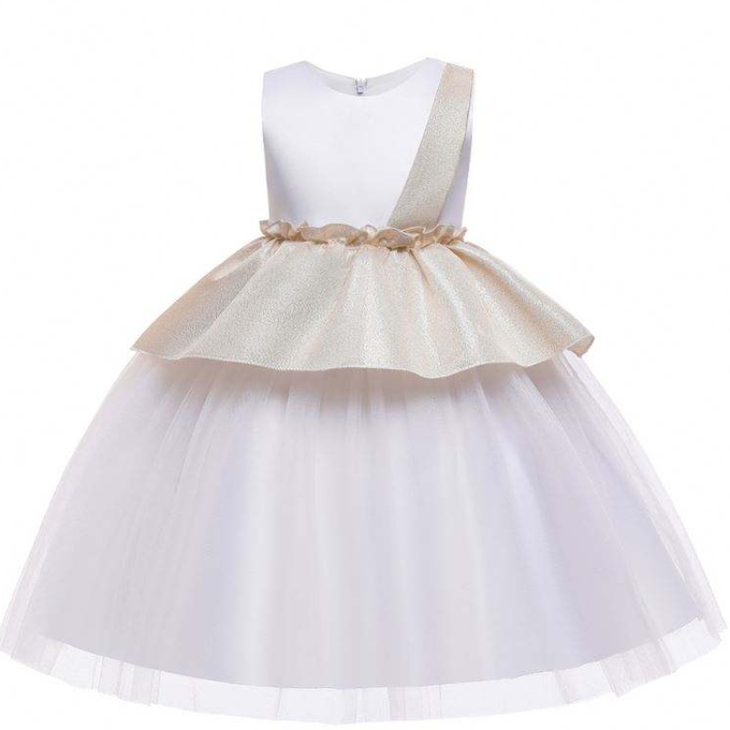 BAIGE Layered Dress Green color wedding dresses for kids children flowers dress
