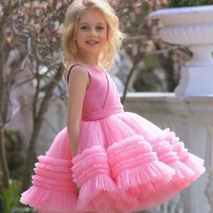 2022 hot girls selling clothes Tulle girls wedding party dresses princes dress for kids