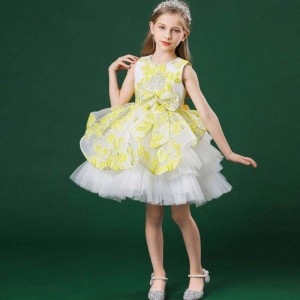 BAIGE Baby Girls Party Wedding Dresses Kids Princess Dress Beautiful Ball Gown For Girl