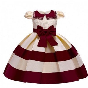 BAIGE Hot Sale Girls European And American Party Dresses Girl Christmas Princess Fairy Dress