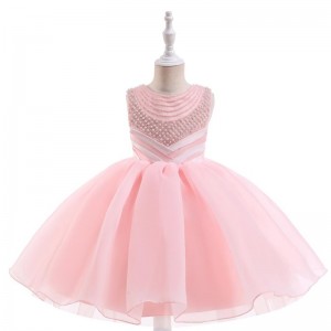 Baige Sequin Princess girls birthday dresses lovely girl party for 6 years old baby girls dress designs for baptism