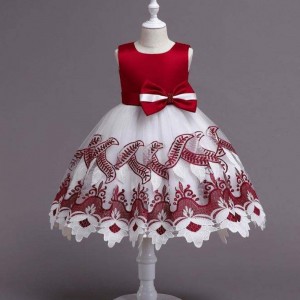 BAIGE Smocked Children Clothing Kids Frock Designs Party Wear Dress Newborn Baby Clothes Girls