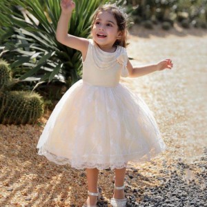 BAIGE Europe Style Toddler Sequin Dress Girls Christmas Dresses Birthday Holiday Party Wedding Flower Girls Dresses