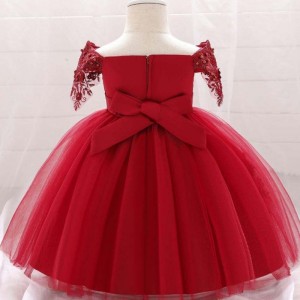 Baby Dress Pictures Ball Gowns Children Wedding Party Bridesmaids L5057XZ