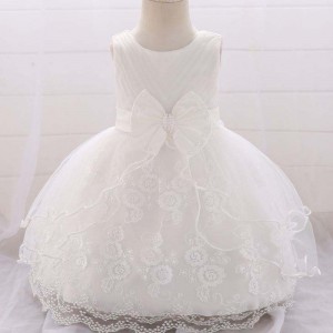 Newborn Baby Clothes Bridesmaid Kids Fancy Cheap Flower Girl Little Angel Dresses For Birthday Party L1869XZ