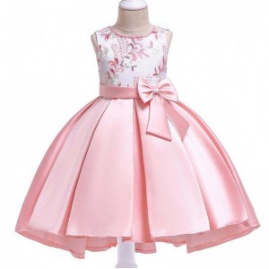 Kids Dress Wholesale Elegant High Quality Lace Kids Party g Wear Floral Evening Dresses T5087