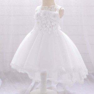 BAIGE Wholesale Girls Wear Clothes Kids New Trailing Dress Design Baby Party Gown T1938XZ