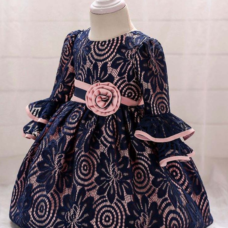 BAIGE Latest Children Dress Designs Girl Party Frock Kids Newborn Clothes L1858XZ