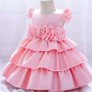 BAIGE Girls Party Dresses Spanish Style Girls Dress Summer Dress For Girls Kids