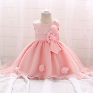 girls flower girl dress kids wedding dresses party First Communion Birthday Flower Party Fashion Dress