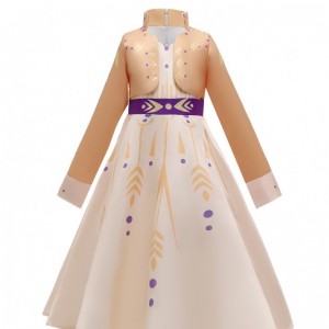 BAIGE New Elsa Anna Girls Princess Dress Halloween Cosplay Costume Girls Costume Coat BX1662