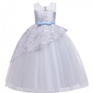 New girl dresses in stock fashion prom event frock beautiful festival style party flower girl dress LP-250