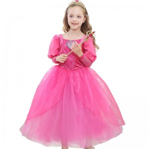 Baige Kids Girl Mermaid Ariel Princess Dress For Children Baby Girl Halloween Costume Christmas Dress Rapunzel Dress