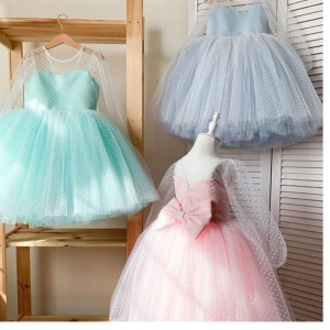 Toddler Baby Girls Dresses Kids Elegant Princess Party Tutu Tulle Christmas Costume