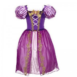 Summer Hot Style Fashion Dress Children's Princess Dress Without Sleeves For Theme Party