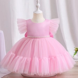 Girls Princess Party Dresses for Kids Elegant Bridesmaid Prom Gown Children 4 5 6 7 8 9 10 Years Evening Tutu Carnival Costume