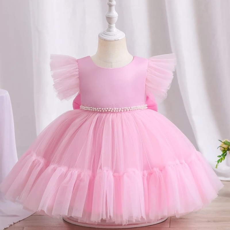 Girls Princess Party Dresses for Kids Elegant Bridesmaid Prom Gown Children 4 5 6 7 8 9 10 Years Evening Tutu Carnival Costume