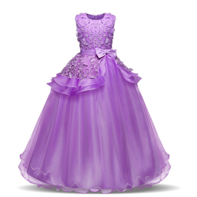Baby Girl Pageant Formal Dresses Summer Party Wear Girls Birthday Outfits Teen Girls 8 14T Christening Gown Tutu Boutique Dress