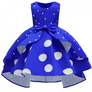 Girls Party Dress Polka Dot Princess Dress Children's Amazon Dress Skirt