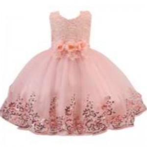 Wholesale children's party ball gown special occasion flowers baby girl wedding dresses for kid