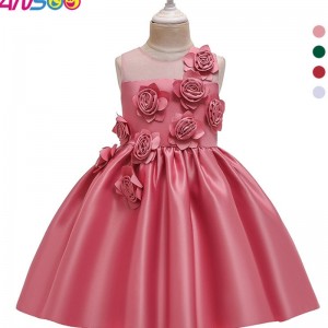 ANSOO Girls Dress Christmas Elegant Princess Dress Kids Dresses For Girls Wedding Party Ball Gown 2-12 years