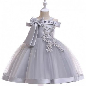 Baige Hot Sale Off Shoulder Frock Design Ball Gowns For Girls 10 Years Old